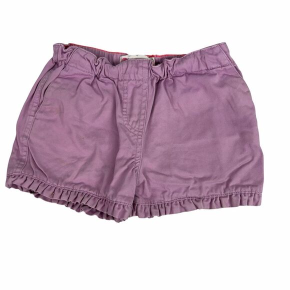 Mini Boden Other - Mini Boden size 6 Ruffle Hem Shorts Purple PLAY